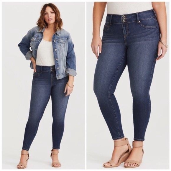 torrid Denim - Torrid High Rise Tall ankle cropped Skinny Jeans